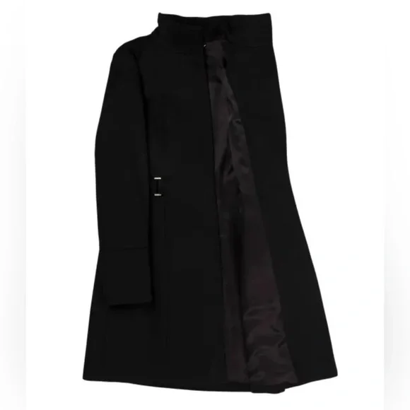 BOSS Black Women's Wool-Blend Stand Collar Coat, Size 0 - Picture 2 of 5